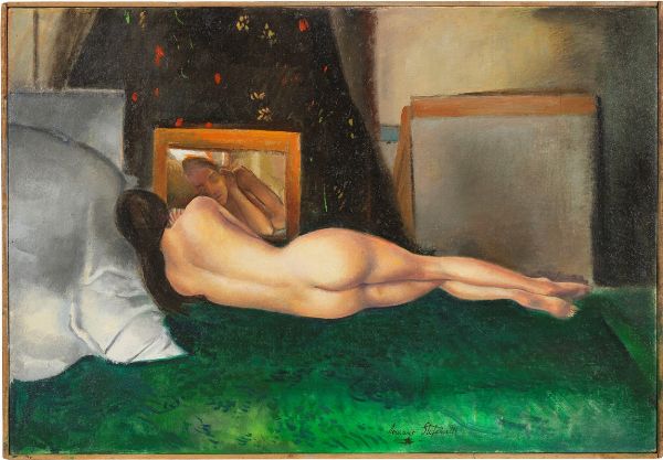 Bozzetto per il Nudo allo specchio  - Asta Arte Moderna e Contemporanea - Associazione Nazionale - Case d'Asta italiane