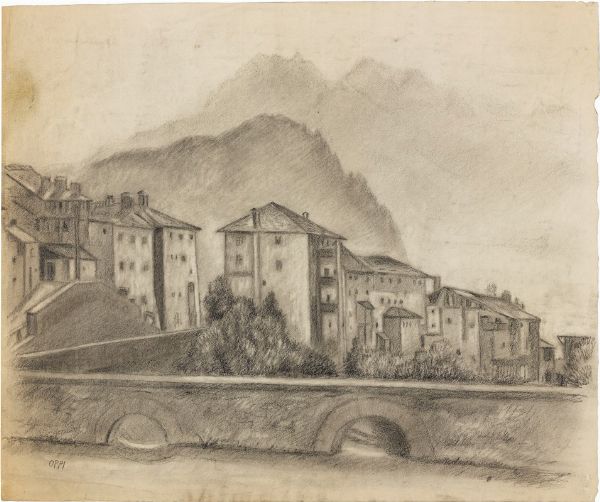 Paesaggio  - Asta Arte Moderna e Contemporanea - Associazione Nazionale - Case d'Asta italiane