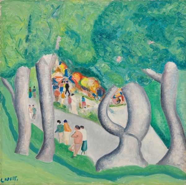 Cortina, il parco  - Asta Arte Moderna e Contemporanea - Associazione Nazionale - Case d'Asta italiane