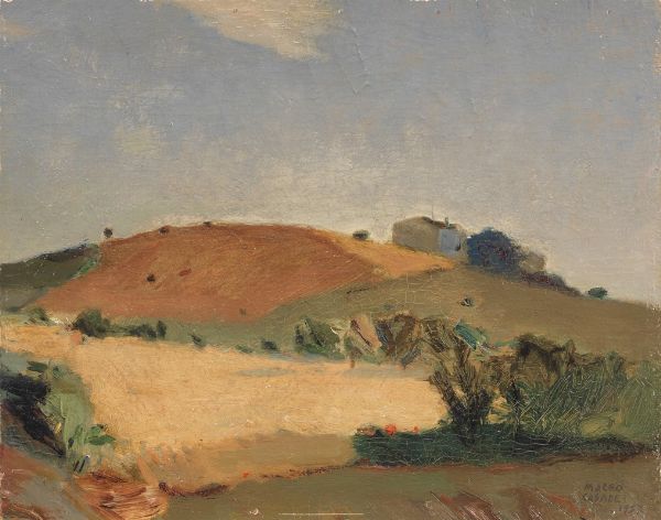 Paesaggio romagnolo  - Asta Arte Moderna e Contemporanea - Associazione Nazionale - Case d'Asta italiane