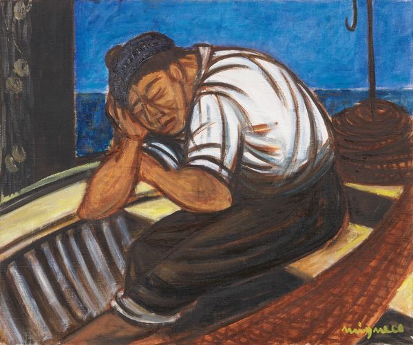 Pescatore  - Asta Arte Moderna e Contemporanea - Associazione Nazionale - Case d'Asta italiane