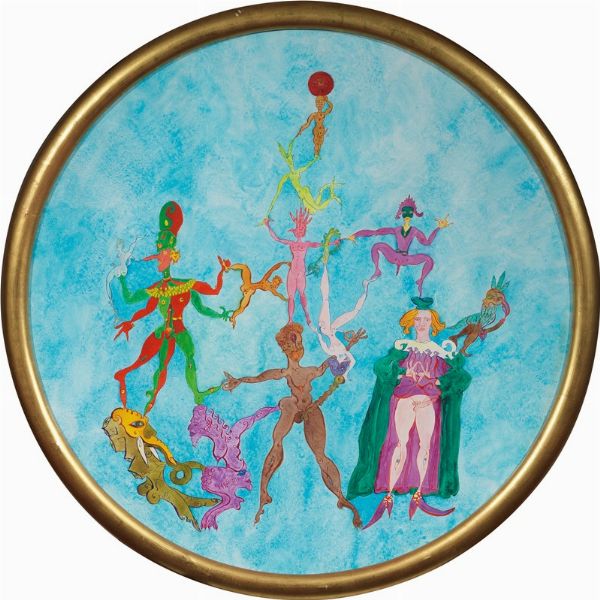 13 mascherine senza rime  - Asta Arte Moderna e Contemporanea - Associazione Nazionale - Case d'Asta italiane