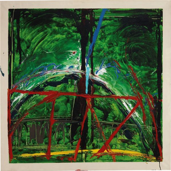 Tracciato - bella giornata 29-3-88  - Asta Arte Moderna e Contemporanea - Associazione Nazionale - Case d'Asta italiane