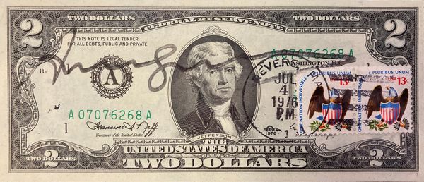 Two Dollars Jefferson  - Asta Arte Moderna e Contemporanea - Associazione Nazionale - Case d'Asta italiane