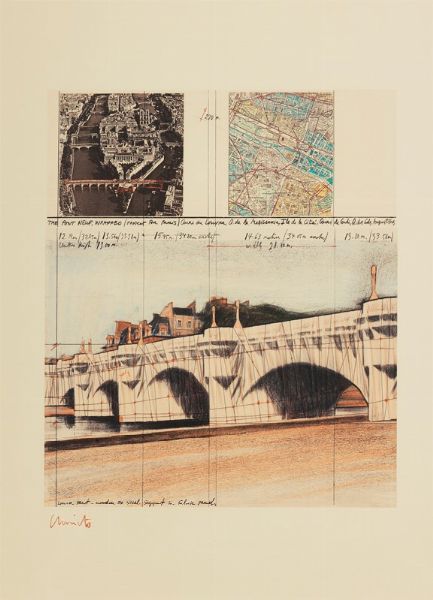 Pont Neuf, Wrapped  - Asta Arte Moderna e Contemporanea - Associazione Nazionale - Case d'Asta italiane