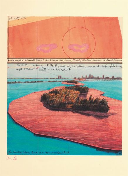 Surrounded Islands, Project for Biscayne Bay, Miami, Florida  - Asta Arte Moderna e Contemporanea - Associazione Nazionale - Case d'Asta italiane