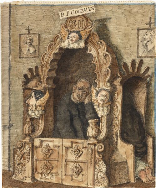 Confessionale  - Asta Arte moderna - Associazione Nazionale - Case d'Asta italiane