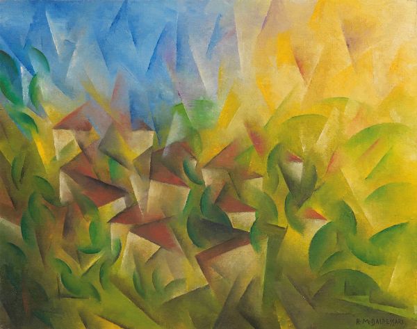 Riflessi su paese all'alba  - Asta Arte moderna - Associazione Nazionale - Case d'Asta italiane