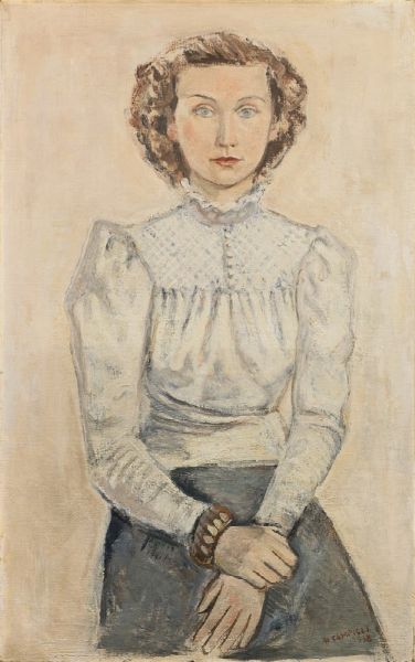 Ritratto di Suzanne Hangrane  - Asta Arte moderna - Associazione Nazionale - Case d'Asta italiane