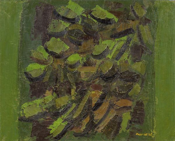 Foglie n. 1  - Asta Arte moderna - Associazione Nazionale - Case d'Asta italiane