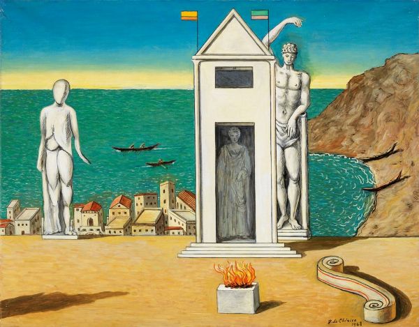Spiaggia misteriosa  - Asta Arte moderna - Associazione Nazionale - Case d'Asta italiane
