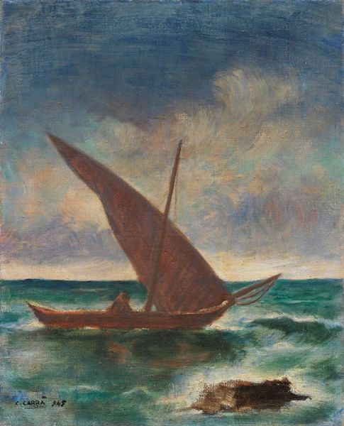 Omaggio a Rimbaud (Il veliero)  - Asta Arte moderna - Associazione Nazionale - Case d'Asta italiane