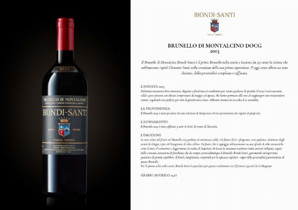 BIONDI SANTI  - Asta Asta a tempo AIRC - Associazione Nazionale - Case d'Asta italiane