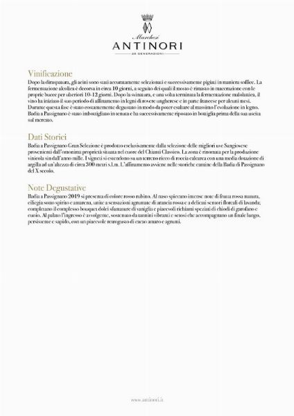 MARCHESI ANTINORI Spa  - Asta Asta a tempo AIRC - Associazione Nazionale - Case d'Asta italiane