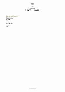 MARCHESI ANTINORI Spa  - Asta Asta a tempo AIRC - Associazione Nazionale - Case d'Asta italiane