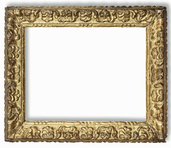 Cornice in legno intagliato e dorato, Veneto XVIII secolo  - Asta Cornici antiche - Associazione Nazionale - Case d'Asta italiane