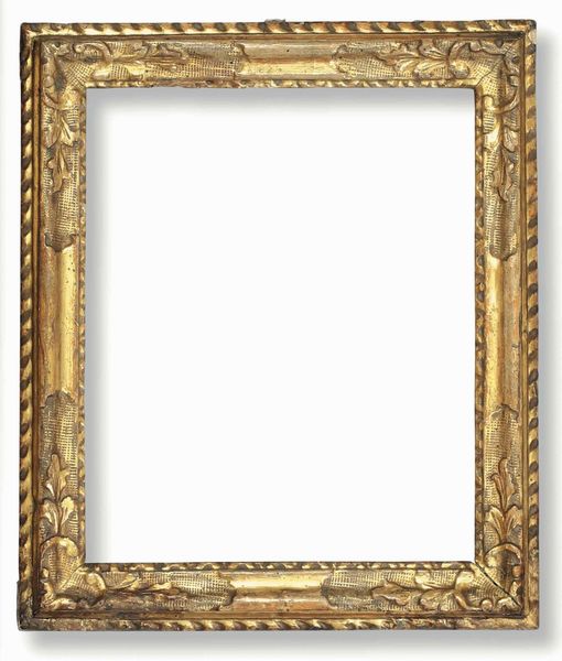 Cornice tipo francesina dorata. Venezia XVIII secolo  - Asta Cornici antiche - Associazione Nazionale - Case d'Asta italiane