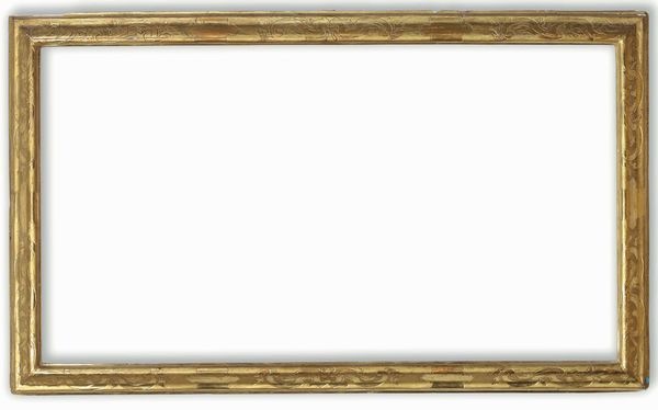 Cornice dorata e laccata con riserva a finta tartaruga. Marche met� XVIII secolo  - Asta Cornici antiche - Associazione Nazionale - Case d'Asta italiane