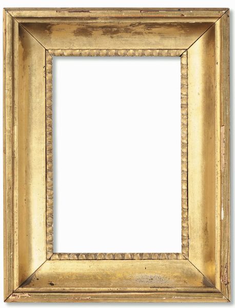 Piccola cornice Impero dorata, Italia centrale XIX secolo  - Asta Cornici antiche - Associazione Nazionale - Case d'Asta italiane