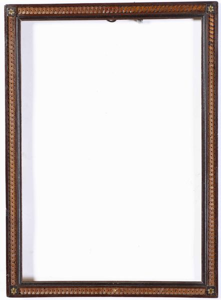 Cornice neoclassica in legno. Torino XVIII-XIX secolo  - Asta Cornici antiche - Associazione Nazionale - Case d'Asta italiane