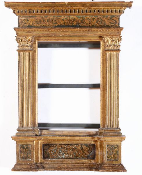 Cornice a tempietto in stile antico  - Asta Cornici antiche - Associazione Nazionale - Case d'Asta italiane