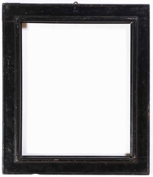 Cornice a cassetta in legno ebanizzato, Toscana XVII secolo  - Asta Cornici antiche - Associazione Nazionale - Case d'Asta italiane