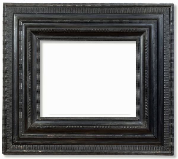 Cornice guilloch� in legno ebanizzato, XVII secolo  - Asta Cornici antiche - Associazione Nazionale - Case d'Asta italiane