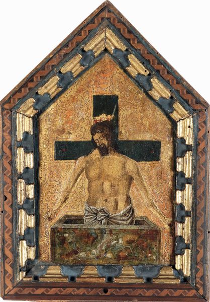 Marco Zoppo, Ambito di : Vir Dolorum  - Asta Dipinti antichi - Associazione Nazionale - Case d'Asta italiane