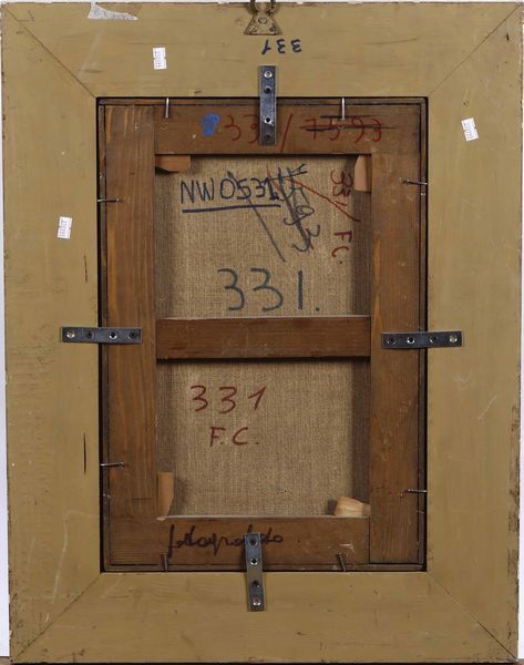 Giovanni Antonio Galli detto lo Spadarino : Testa di cherubino  - Asta Dipinti antichi - Associazione Nazionale - Case d'Asta italiane