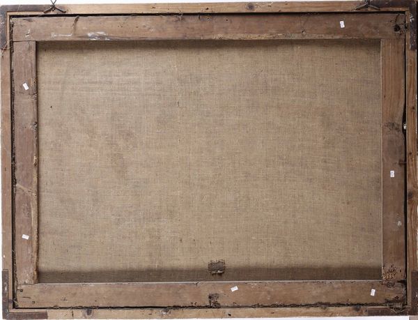 Jacopo Da Ponte detto Jacopo Bassano, Scuola di : Incontro tra condottiero e gentildonna nell�accampamento  - Asta Dipinti antichi - Associazione Nazionale - Case d'Asta italiane