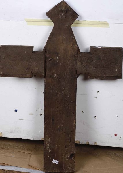 Nei modi della pittura umbra del XV secolo Crocifissione  - Asta Dipinti antichi - Associazione Nazionale - Case d'Asta italiane