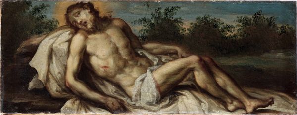 Gregorio Lazzarini, Attribuito a : Cristo deposto  - Asta Dipinti antichi - Associazione Nazionale - Case d'Asta italiane