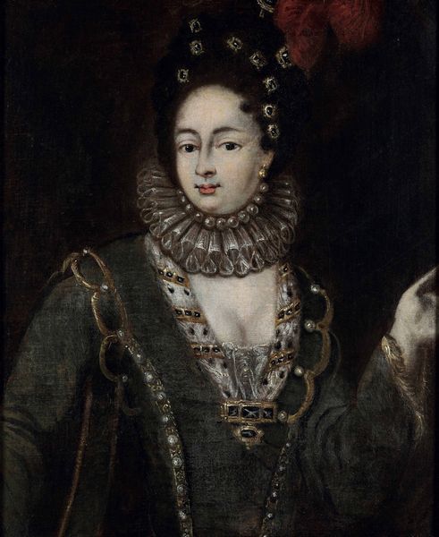 Scuola del XVII secolo Ritratto di Marie-Madeleine de La Vieuville, Marchesa di Parabere  - Asta Dipinti antichi - Associazione Nazionale - Case d'Asta italiane