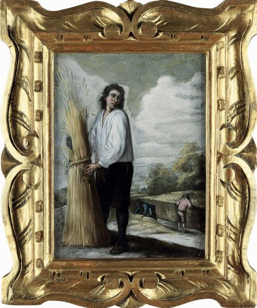 Scuola fiamminga del XVII secolo Allegoria dellestate  - Asta Dipinti antichi - Associazione Nazionale - Case d'Asta italiane