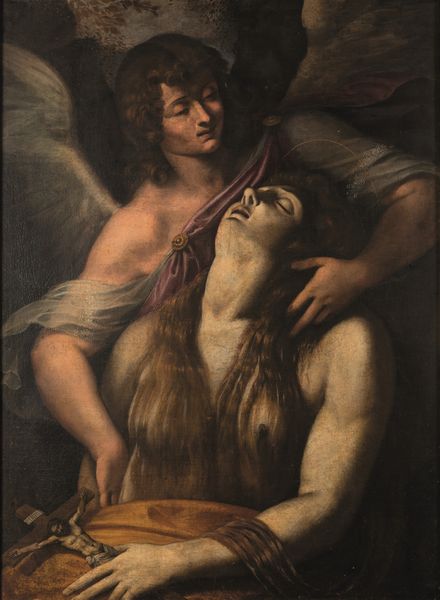 Scuola del XVIII secolo Maddalena in estasi  - Asta Dipinti antichi - Associazione Nazionale - Case d'Asta italiane