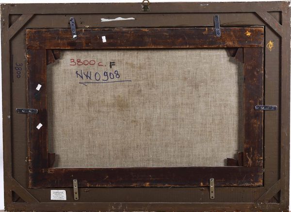 Erasme de Bie I : Paesaggio con ruderi e scena pastorale  - Asta Dipinti antichi - Associazione Nazionale - Case d'Asta italiane