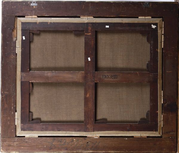 Scuola del XIX secolo Veduta di piazza San Marco  - Asta Dipinti antichi - Associazione Nazionale - Case d'Asta italiane