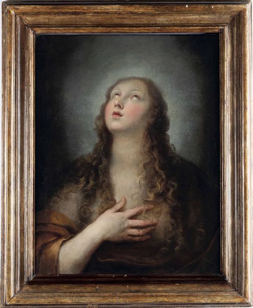 Scuola italiana XVIII secolo Maddalena in estasi  - Asta Dipinti antichi - Associazione Nazionale - Case d'Asta italiane