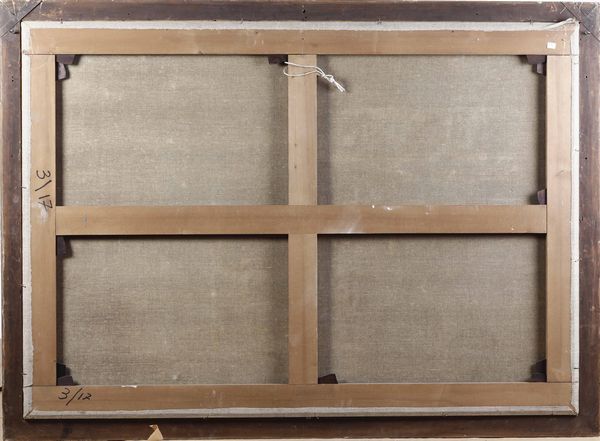 Scuola italiana del XVIII secolo Paesaggio con pastori  - Asta Dipinti antichi - Associazione Nazionale - Case d'Asta italiane