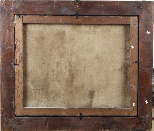 Scuola del XVIII secolo Scena di genere con contadini  - Asta Dipinti antichi - Associazione Nazionale - Case d'Asta italiane