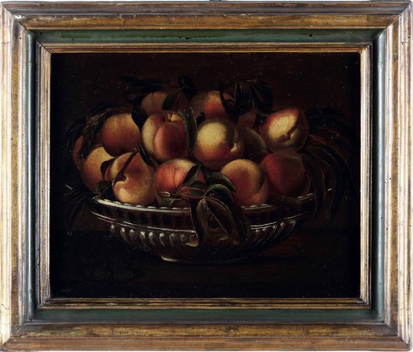 Scuola del XVII secolo Nature morte con frutti  - Asta Dipinti antichi - Associazione Nazionale - Case d'Asta italiane