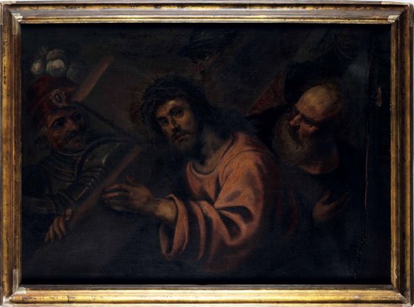Nicolò Frangipane : Cristo Portacroce  - Asta Dipinti antichi - Associazione Nazionale - Case d'Asta italiane