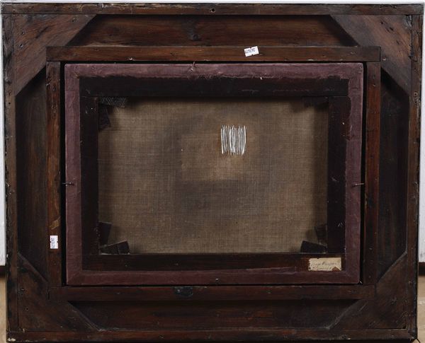 Antonio Calza, Attribuito a : Scontro di cavalleria tra cristiani e turchi  - Asta Dipinti antichi - Associazione Nazionale - Case d'Asta italiane