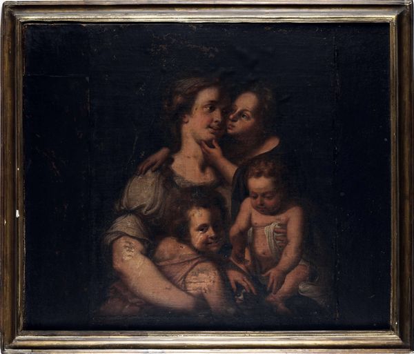 Scuola dell�Italia settentrionale del XVII secolo Allegoria della Carit�  - Asta Dipinti antichi - Associazione Nazionale - Case d'Asta italiane