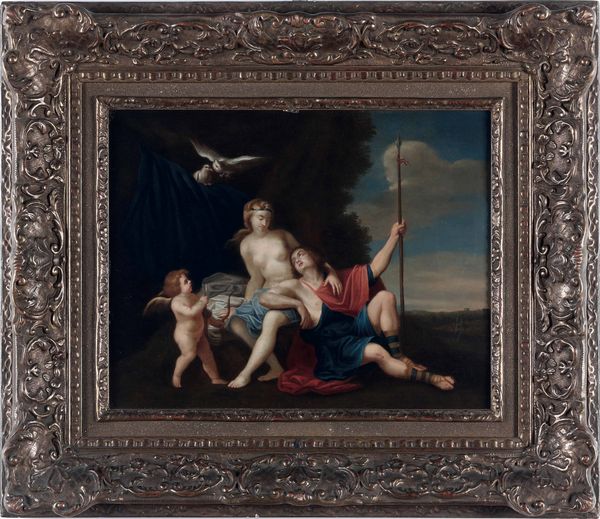Jacob van Loo, Attribuito a : Venere e Adone  - Asta Dipinti antichi - Associazione Nazionale - Case d'Asta italiane