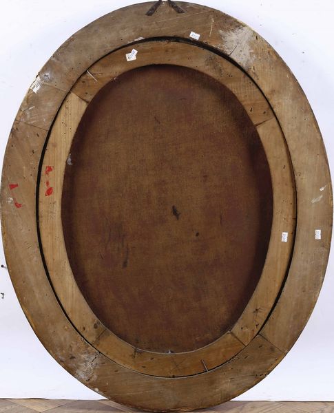 Scuola dell�Italia settentrionale del XVIII secolo San Francesco d�Assisi in adorazione della Vergine col Bambino e Angeli  - Asta Dipinti antichi - Associazione Nazionale - Case d'Asta italiane