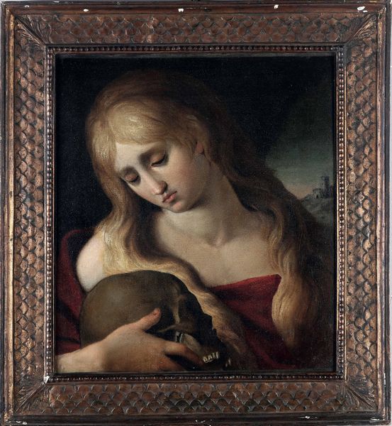 Scuola emiliana del XVIII secolo Maddalena penitente  - Asta Dipinti antichi - Associazione Nazionale - Case d'Asta italiane