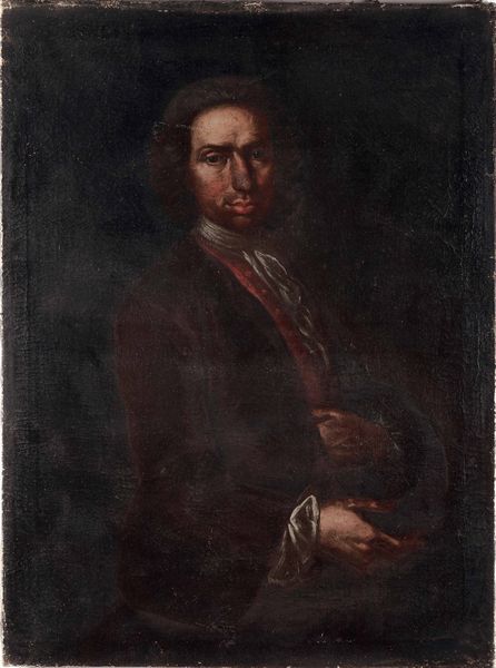 Vittore Ghislandi detto Fra Galgario, Cerchia di : Ritratto di nobiluomo  - Asta Dipinti antichi - Associazione Nazionale - Case d'Asta italiane