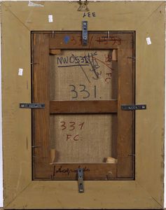 Giovanni Antonio Galli detto lo Spadarino : Testa di cherubino  - Asta Dipinti antichi - Associazione Nazionale - Case d'Asta italiane