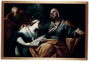 Francesco Monti, Ambito di - L'educazione della Vergine